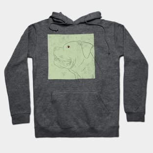 Boxer Lovers Line Art Hoodie